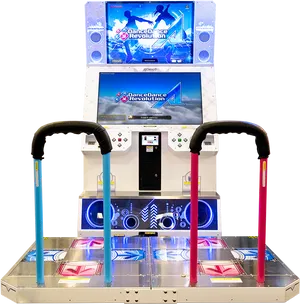 Dance Dance Revolution Arcade Machine PNG image