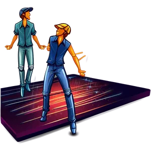 Dance Floor Illustration Png 06262024 PNG image