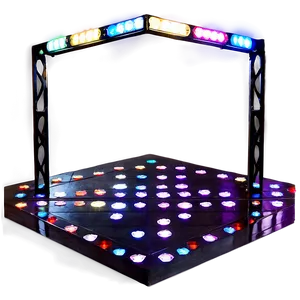Dance Floor With Lights PNG 80