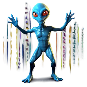 Dancing Alien Cartoon PNG Vbs PNG