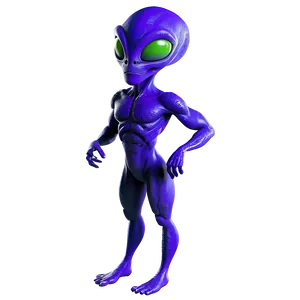 Dancing Cartoon Alien PNG Oqk