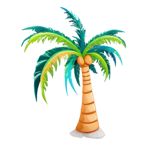 Dancing Cartoon Palm Tree PNG 42 PNG