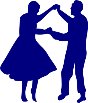 Dancing Couple Silhouette