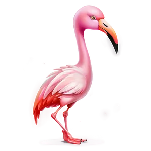 Dancing Flamingo Cartoon Png 05062024 PNG image