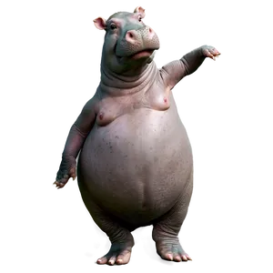 Dancing Hippo PNG Djj