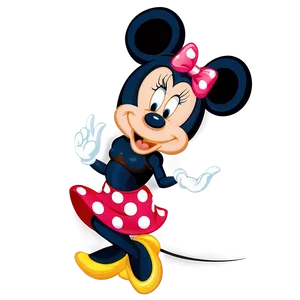 Dancing Minnie Mouse Clipart Png 05032024 PNG image