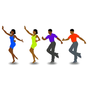 Dancing People PNG Xgm