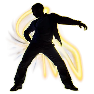 Dancing Person Silhouette PNG Coj PNG