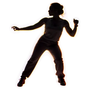 Dancing Person Silhouette Png Xvu PNG image