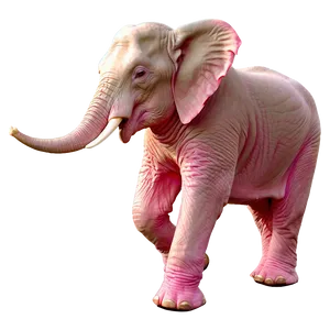 Dancing Pink Elephant Png 06292024 PNG image