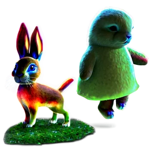 Dancing Rabbit PNG Olo PNG