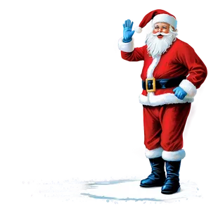 Dancing Santa Clipart Png 06262024 PNG image