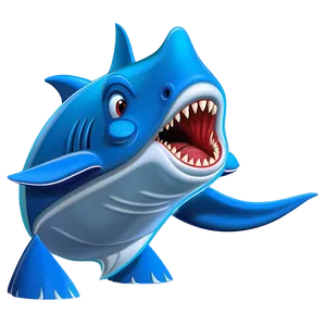 Dancing Shark Cartoon Png Wxl89 PNG image