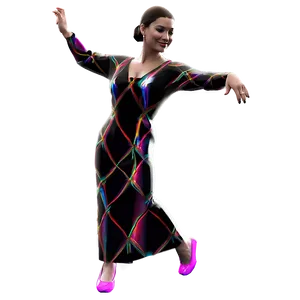 Dancing Woman Figure PNG 05232024