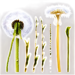 Dandelion Dew Drops PNG Vwy PNG
