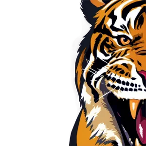 Dangerous Tiger Expression Png Atf93 PNG image