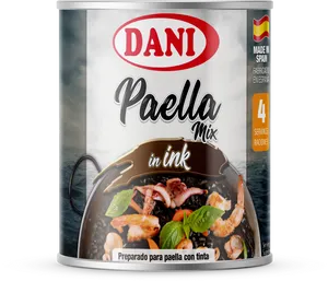 Dani Paella Mixin Ink Packaging PNG image