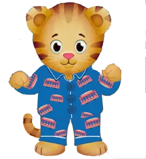 Daniel Tiger Character Pose PNG image