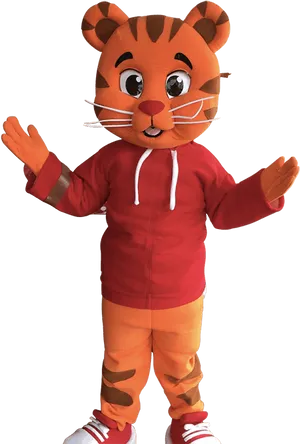 Daniel Tiger Costume Character PNG