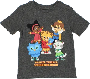 Daniel Tiger Neighborhood Friends T Shirt PNG image