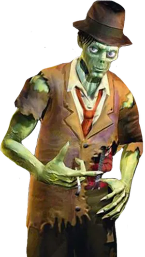 Dapper Zombie Illustration.png PNG image