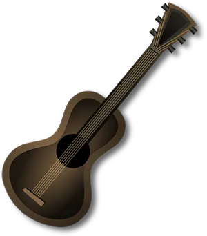 Dark Acoustic Guitar Graphic