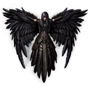 Dark Angel Wings Illustration Png Apq14 PNG image