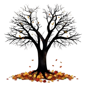 Dark Autumn Tree PNG 06122024 PNG