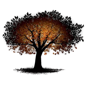 Dark Autumn Tree PNG Rjm36 PNG
