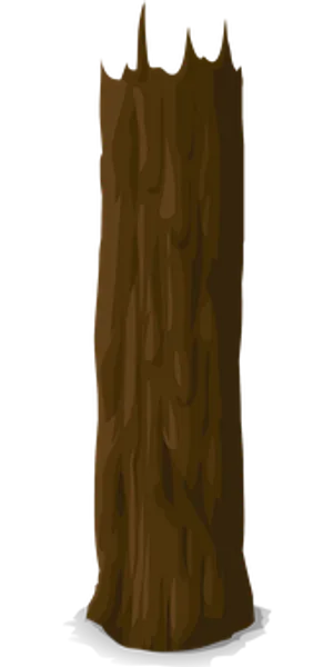 Dark Background Tree Trunk Illustration