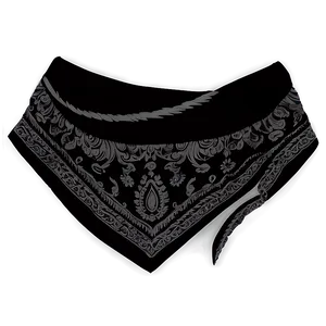 Dark Black Bandana PNG Btr
