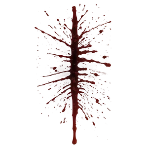 Dark Blood Spatter Png 13 PNG image