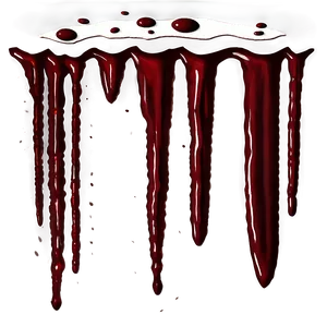 Dark Blood Spatter PNG 27