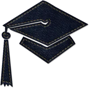 Dark Blue Graduation Cap PNG image