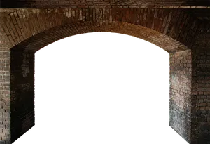 Dark Brick Archway PNG image