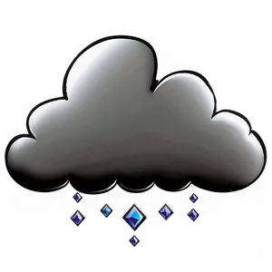 Dark Cloud Clipart PNG 05252024 PNG