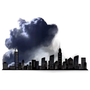 Dark Cloudy Skyline PNG 13 PNG
