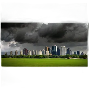 Dark Cloudy Skyline Png 5 PNG image