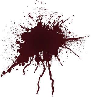 Dark Crimson Blood Splatter Pattern PNG image
