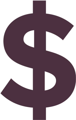 Dark Dollar Sign Graphic