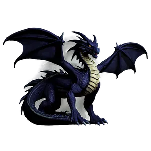 Dark Dragon Artwork Png 06252024 PNG image