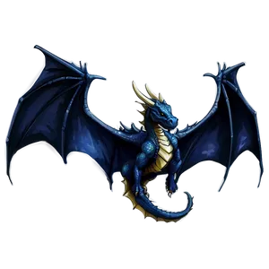 Dark Dragon Wings Drawing Png Bkr79 PNG image