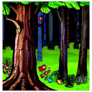Dark Enchanted Forest PNG 64