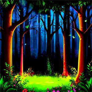 Dark Enchanted Forest PNG Xcb23 PNG