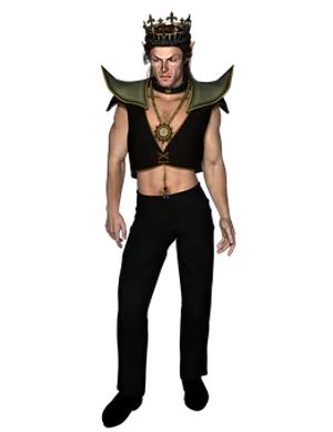 Dark Fantasy King Portrait