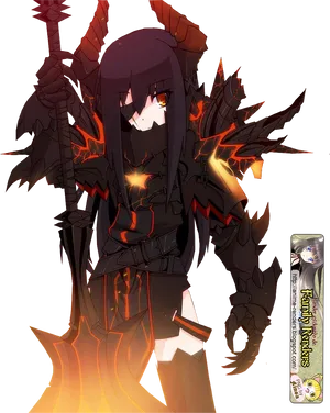 Dark_ Flame_ Master_ Anime_ Render PNG image