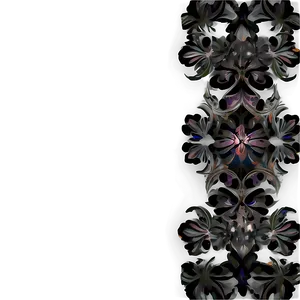 Dark Floral Pattern Png 06202024 PNG image