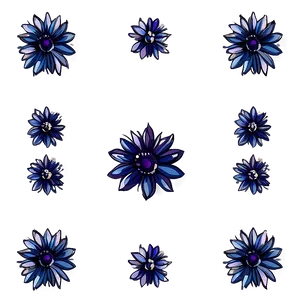 Dark Floral Pattern PNG Awe94 PNG