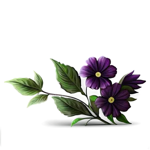 Dark Floral Pattern PNG Vaw35 PNG
