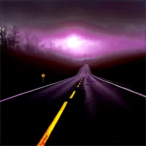 Dark Foggy Road PNG Luw69 PNG